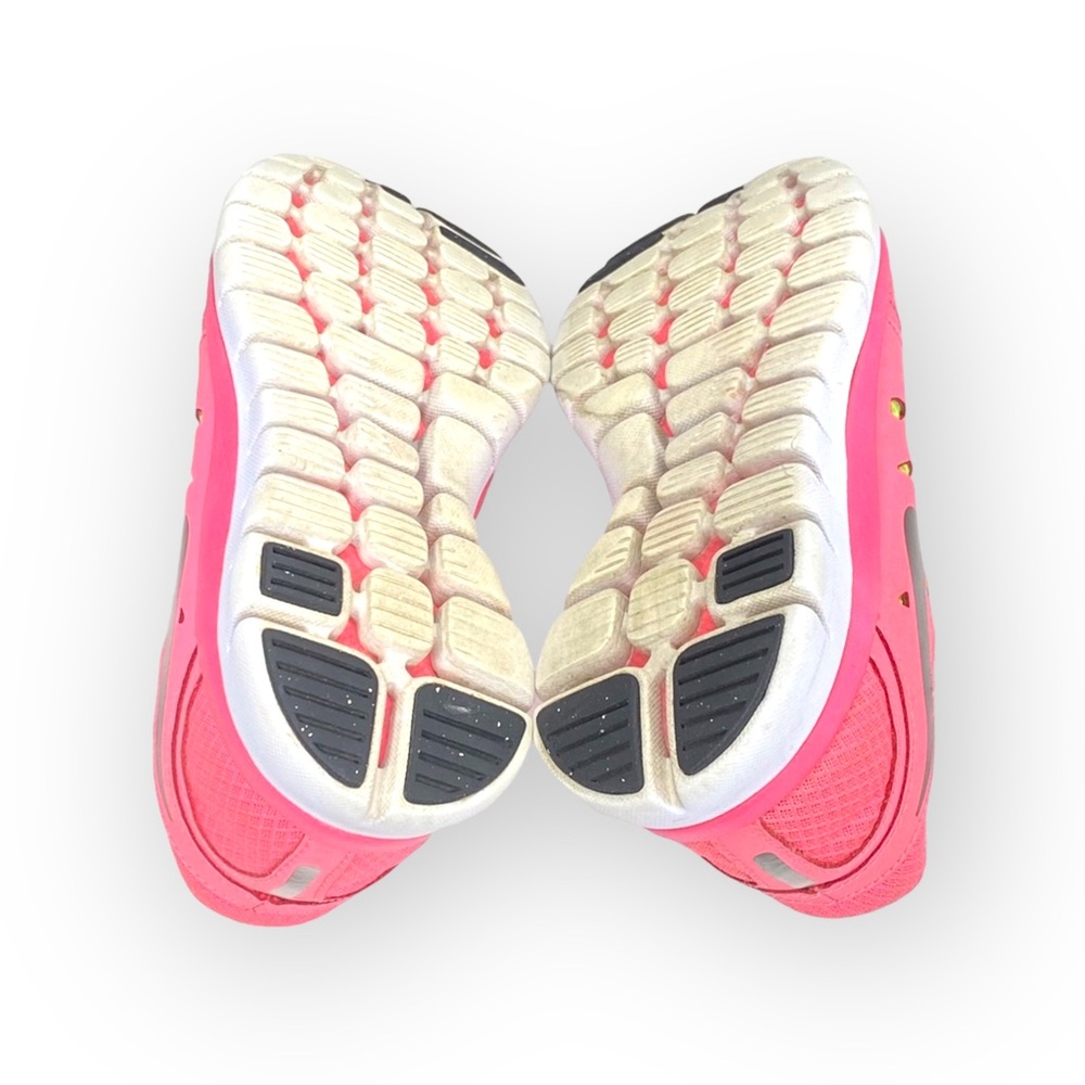Nike ✔︎ Flex Run GS Running Shoes Sneakers ✔︎ Pink + Yellow ✔︎ 38 8M 6.5Y - Picture 11 of 16